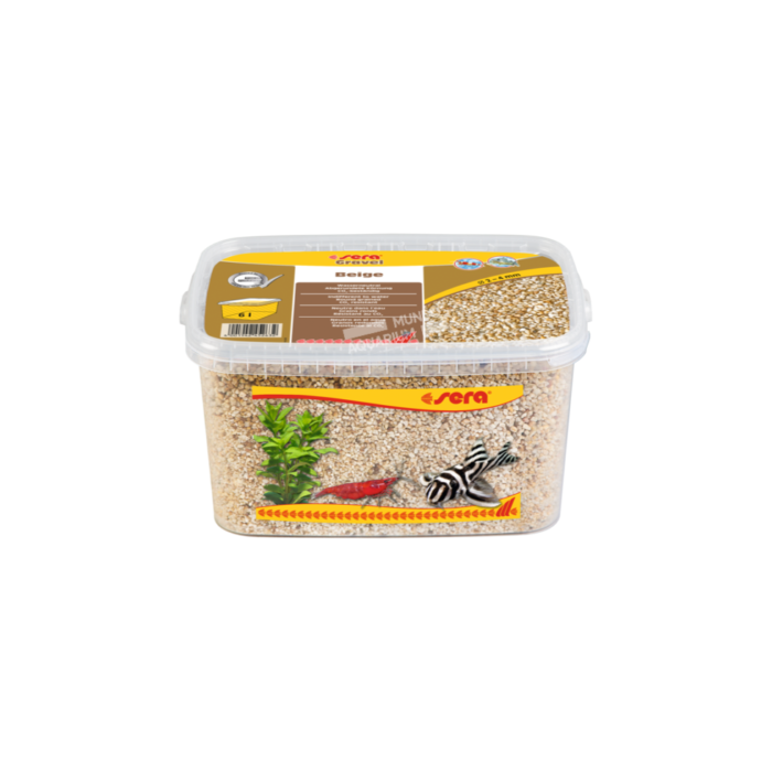 Sera Gravel Beige Ø 2 – 4 mm (6l)