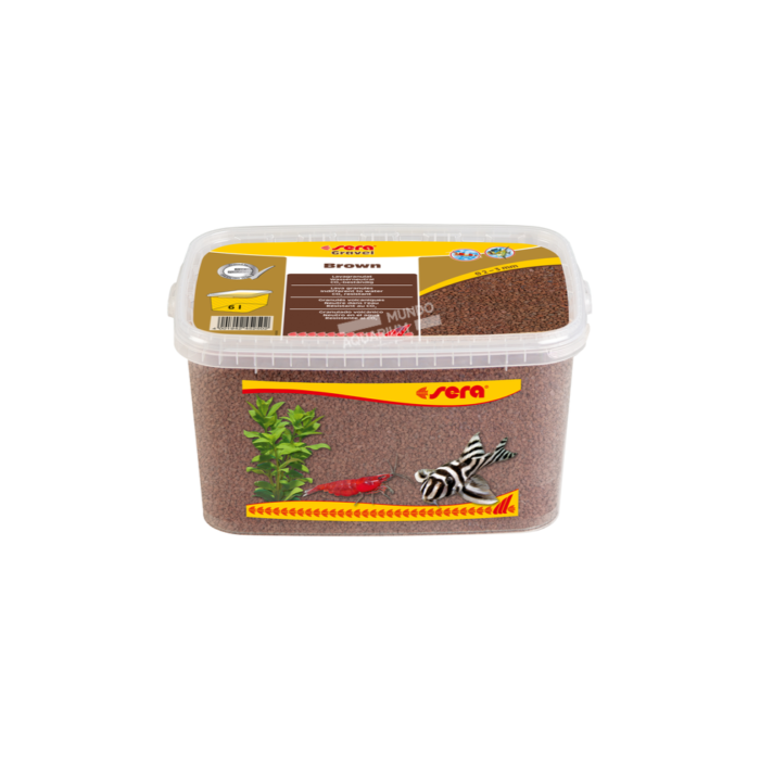 Sera Gravel Brown Lava Ø 2 – 3 mm (6l)